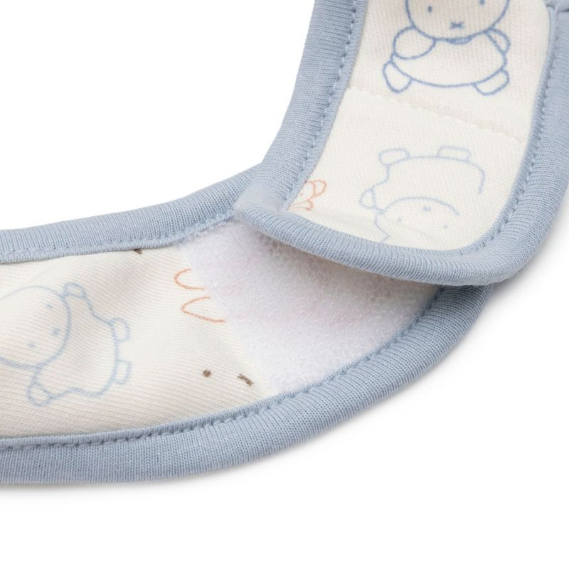 Lot de 5 bavoirs imperméables Miffy Moments Cloudy Blue Jollein Produit 6