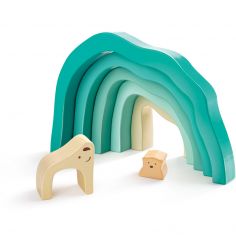 Blocs à empiler Ours polaire arctique - Hape