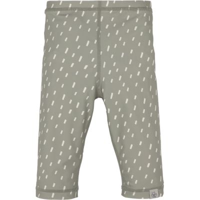 Maillot de bain pantacourt Petits traits olive (25-36 mois)