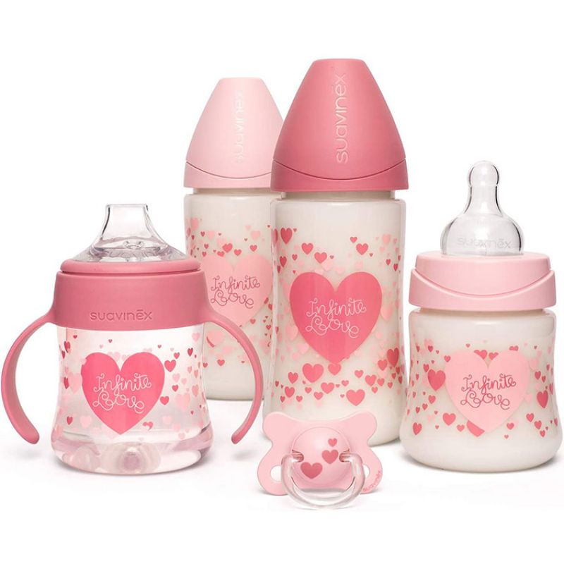 Coffret de naissance My Essentials coeur rose Suavinex