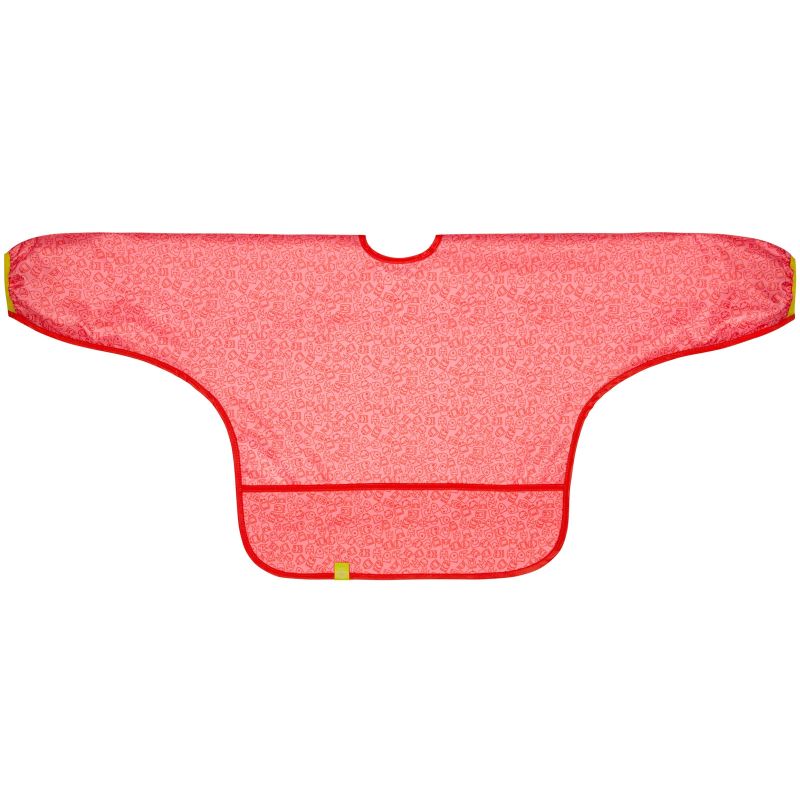 Bavoir à manches longues plastifié Little Monsters Mad Mabel corail Lässig