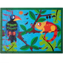 Puzzle Toucan dans la jungle (100 pièces)  par Scratch