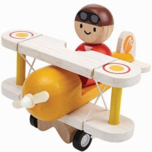 Avion classique avec pilote  par Plan Toys