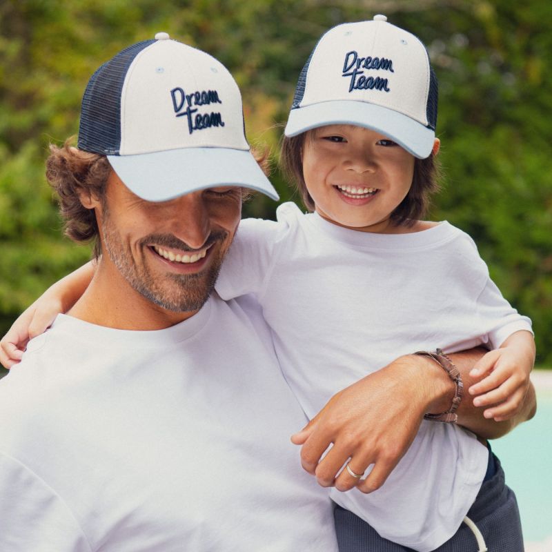 Casquette enfant trucker Dream Team bleu (7-12 ans) Chamaye Ambiance 6