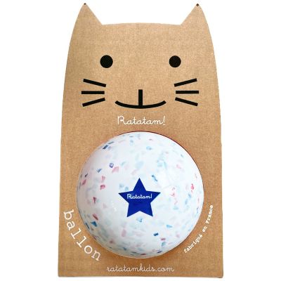 Ballon confettis Bleu (22 cm) Ratatam