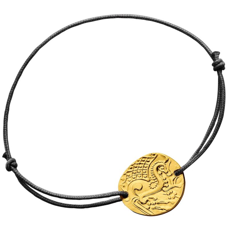 Bracelet le cheval Gaulois (or jaune 750°) Monnaie de Paris