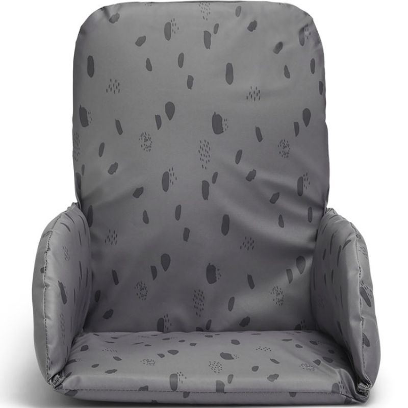 Coussin chaise haute Spot storm grey gris Jollein
