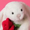Peluche Bashful Lapin avec Rose (31 cm) Jellycat Ambiance 6