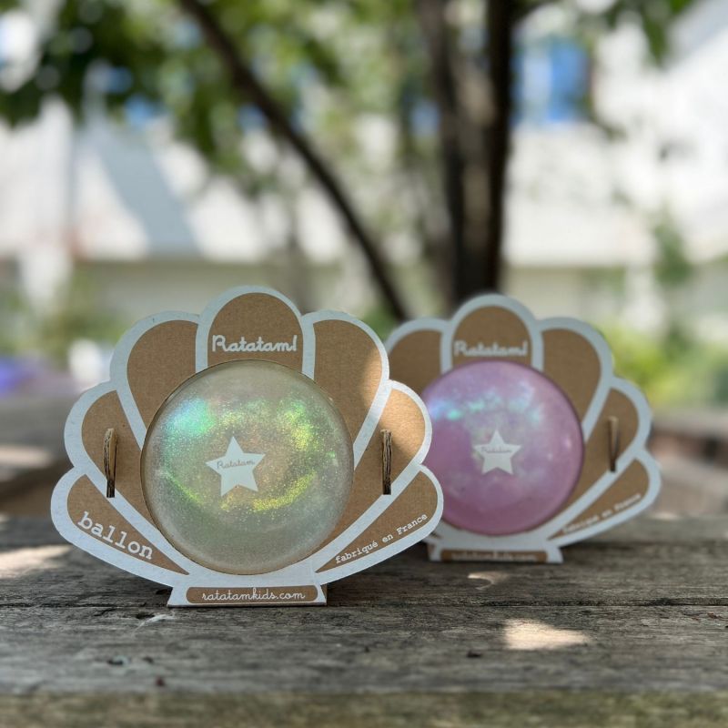 Ballon coquillage Blanc (10 cm) Ratatam Ambiance 2