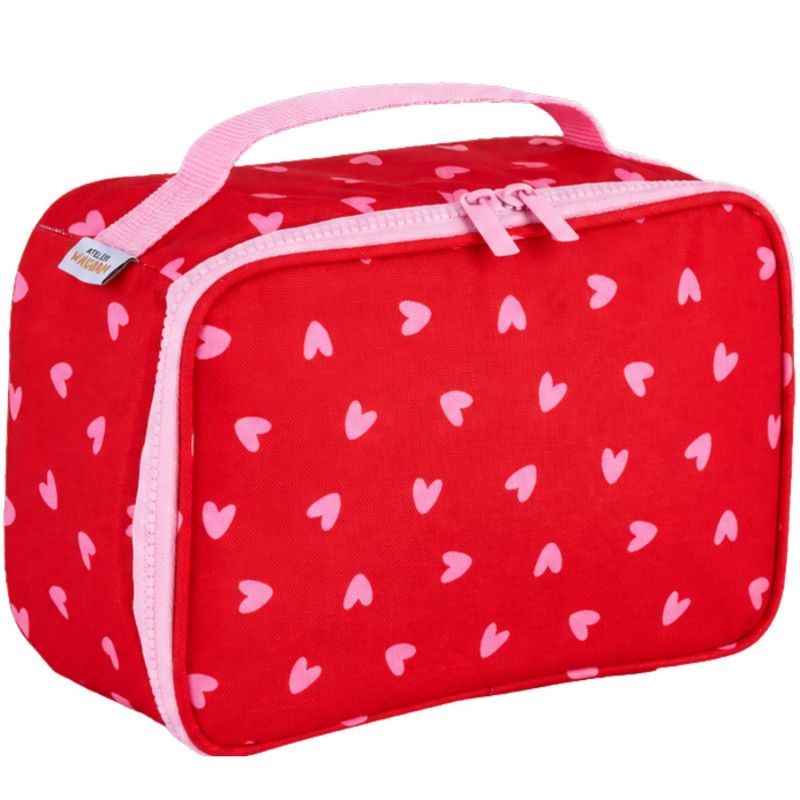 Lunch bag isotherme Cœurs Roses Atelier Wagram Produit 1