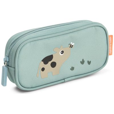 Trousse scolaire Tiny farm Bleu