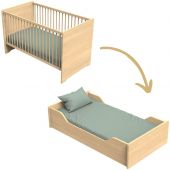 Lit évolutif Little big bed Cannelle (70 x 140 cm)