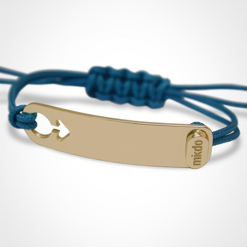 Bracelet I am Garçon (or jaune 750°) Mikado