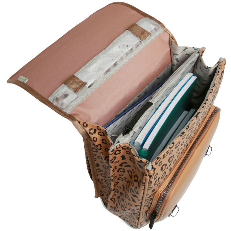 Sac à dos Tan Leopard (39 cm) Caméléon Produit ouvert 4