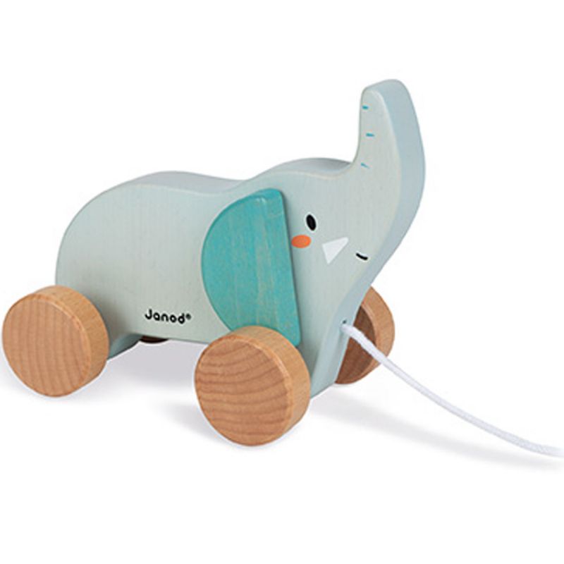 Eléphant à tirer WWF Janod