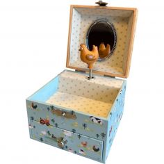 Boîte à bijoux musicale Ferme