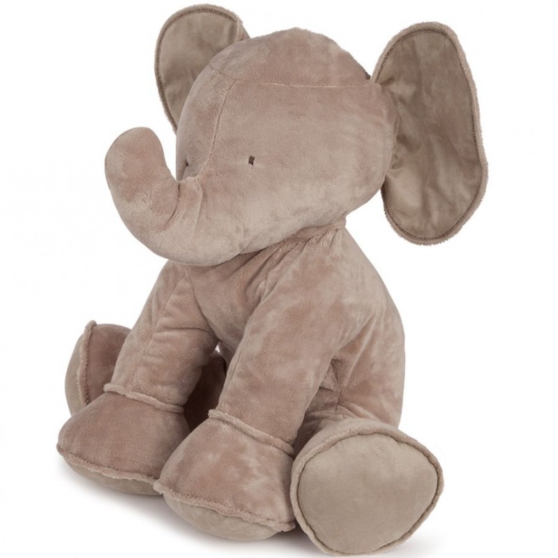 Peluche Ferdinand l'éléphant taupe (90 cm) Tartine et Chocolat
