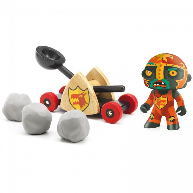 Figurine chevalier armé Baldy & Big paf Djeco