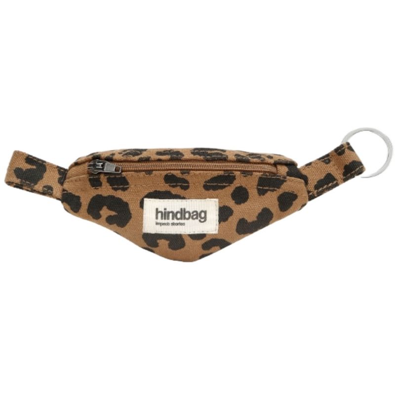 Porte-clés Côme Léopard Cannelle Hindbag Produit 1