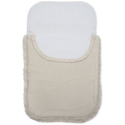 Nid d'ange tricot beige Pasito a pasito