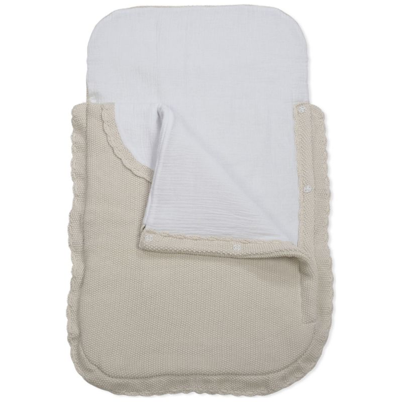 Nid d'ange tricot beige Pasito a pasito Produit 3