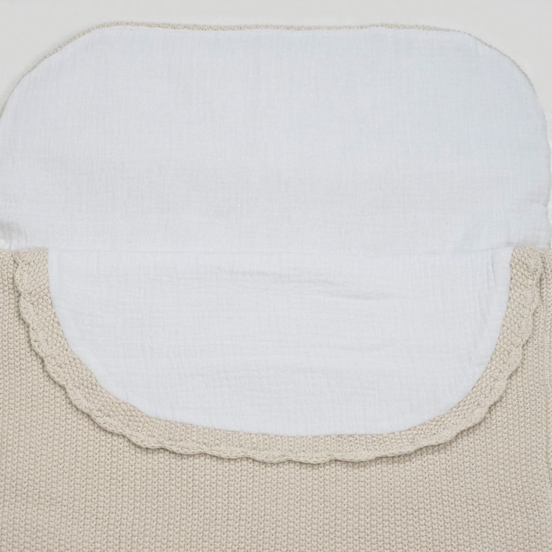 Nid d'ange tricot beige Pasito a pasito Produit 6
