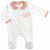 Variation Blanc, rose du produit Pyjama chaud Petit Cœur (1 mois) de la marque Sauthon