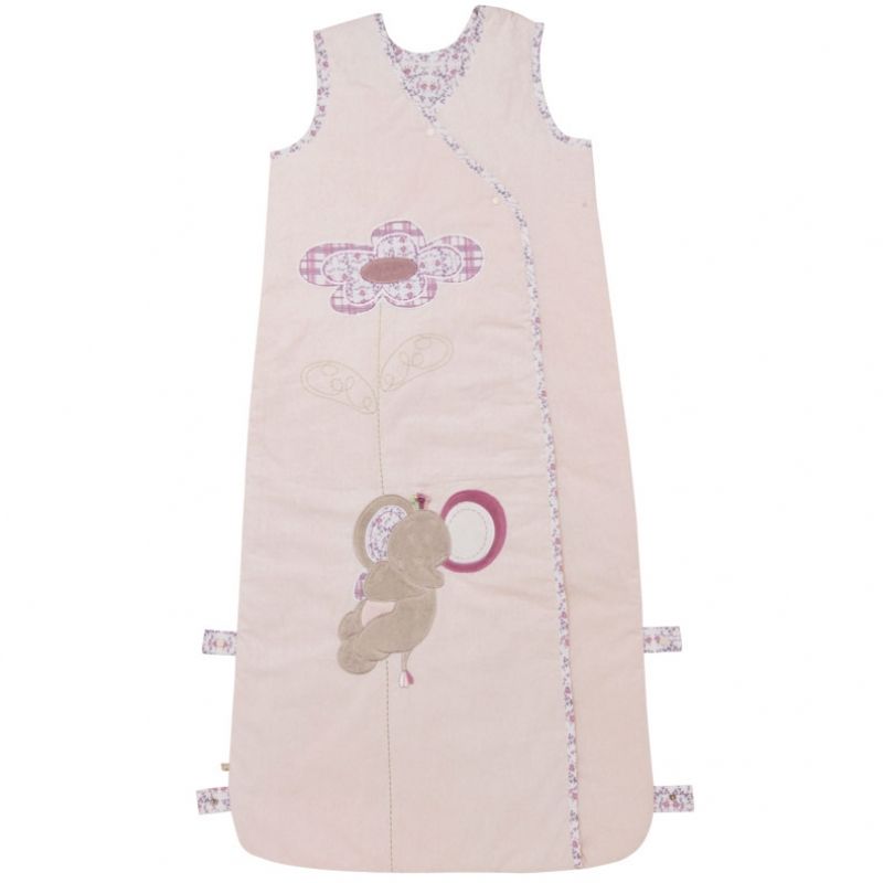 Gigoteuse en coton rose Kali, Nina et Kenza réglable (90 à 110 cm) Noukie's