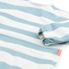 Bavoir à manches avec poche Stripes Bleu  par Done by Deer