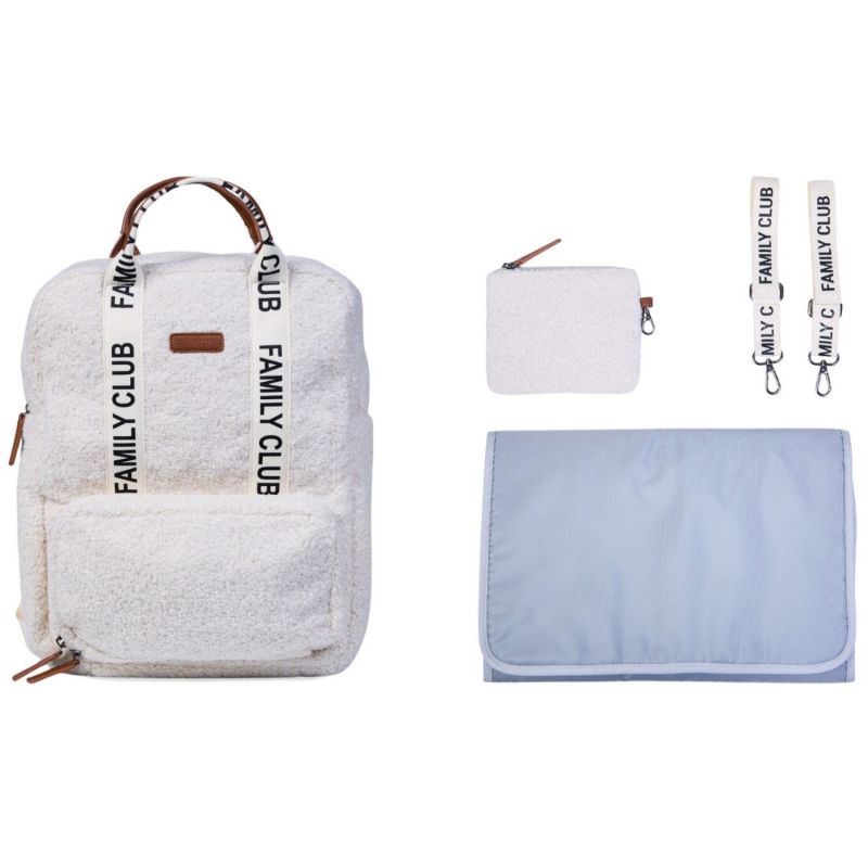 Sac à dos à langer Family Club Signature Teddy Offwhite Childhome Produit 4