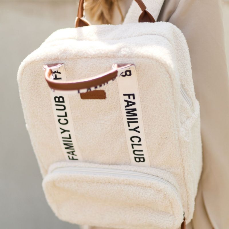 Sac à dos à langer Family Club Signature Teddy Offwhite Childhome Ambiance 7