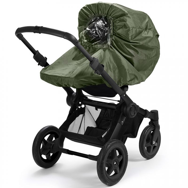 Habillage pluie poussette universel Rebel Green Elodie Details