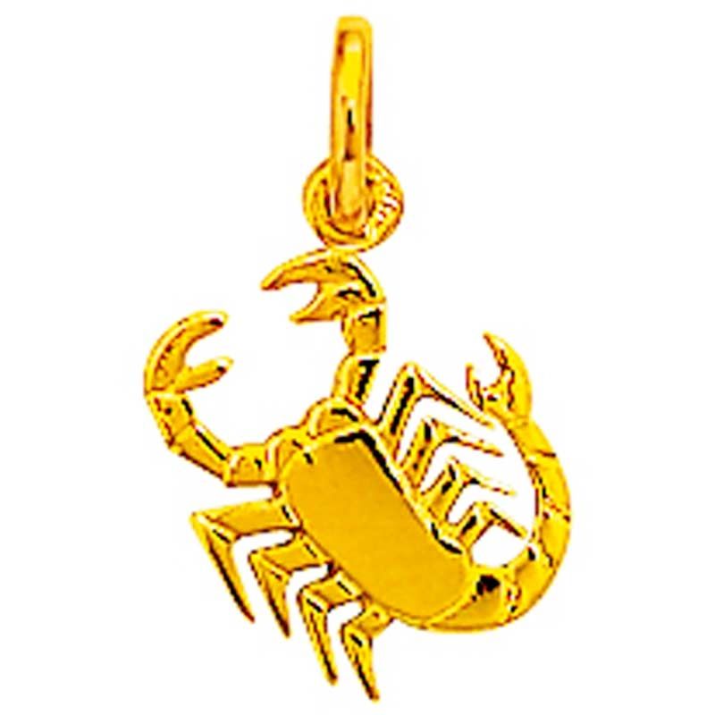 Pendentif breloque Scorpion (or jaune 750°) Maison Augis