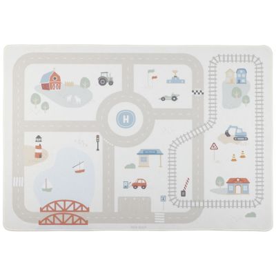 Tapis de jeu et circuit de voitures (100x140 cm)