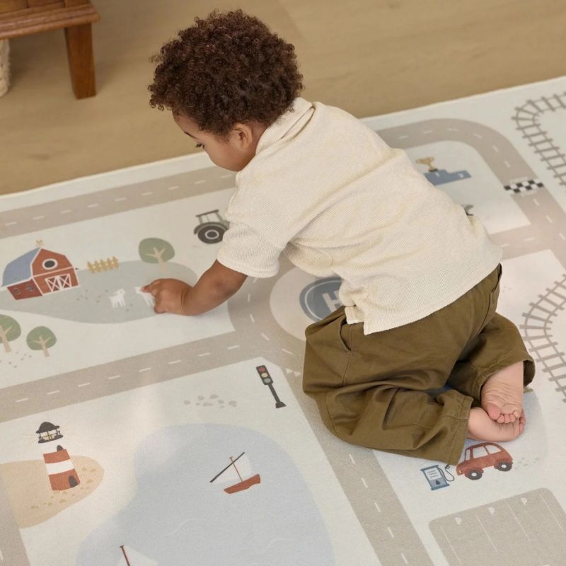 Tapis de jeu et circuit de voitures (100x140 cm) Little Dutch Ambiance 8