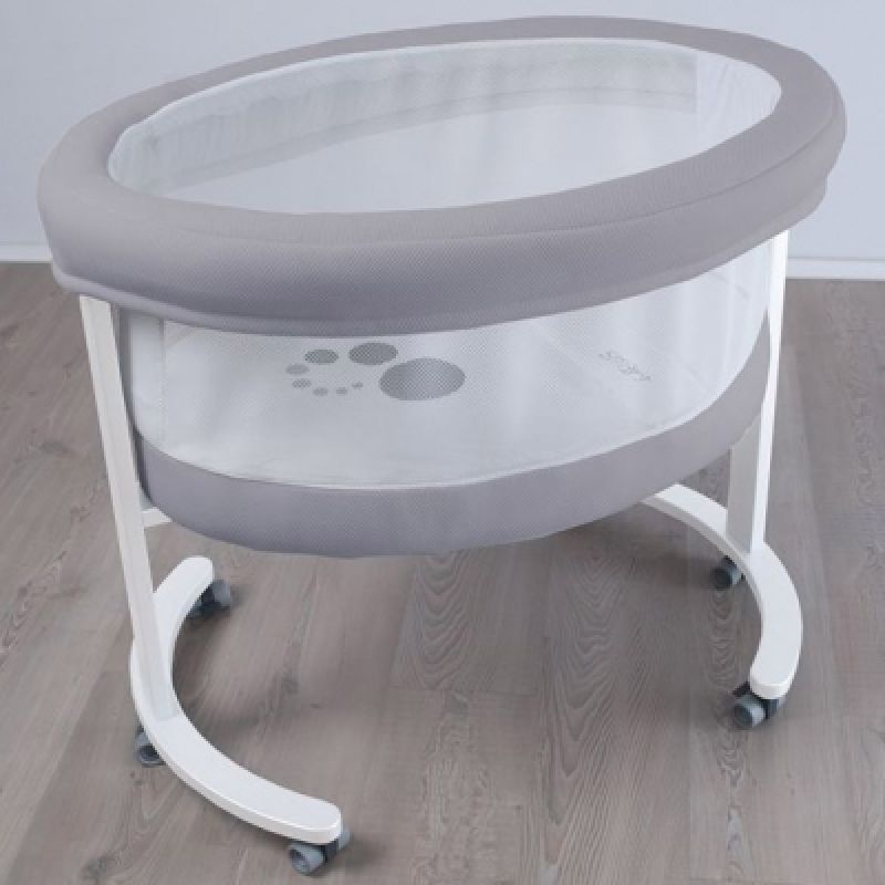 Berceau Smart Fresh panier Moïse gris avec support au choix Micuna