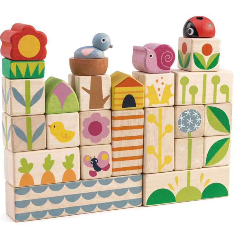 Blocs de construction jardin (24 pièces) Tender Leaf
