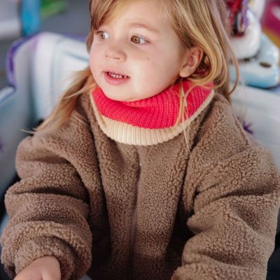 Tour de cou Snood Cocoon Framboise (1-5 ans)