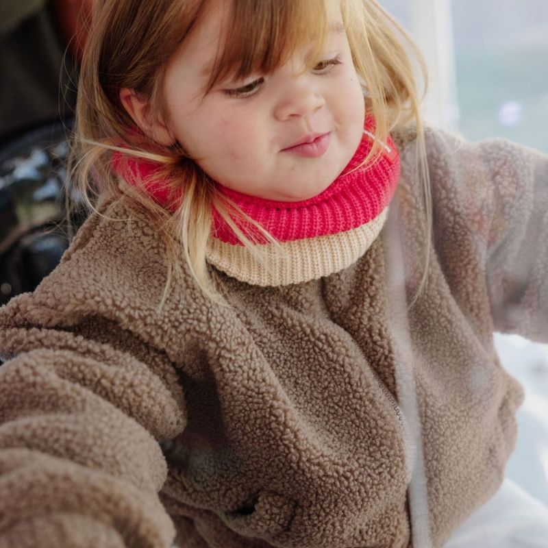 Tour de cou Snood Cocoon Framboise (1-5 ans) Hello Hossy Ambiance 4