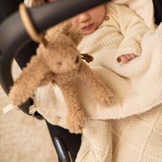 Nid d'ange passe sange Check Knit Oatmeal (groupe 0+)