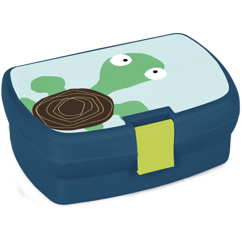 Boîte à goûter Tortue Wildlife bleu Lässig