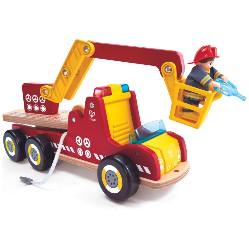 Camion de pompiers son et lumière en bois Hape Produit 3