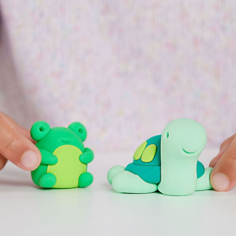 Set créatif en argile Jungle verts et recharge Tiger Tribe Ambiance 2