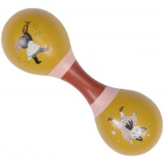 Maracas double Après la pluie ocre - Moulin Roty