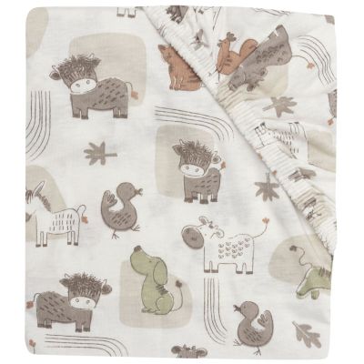 Drap housse en jersey Barn Buddies (40 x 80 cm) Jollein