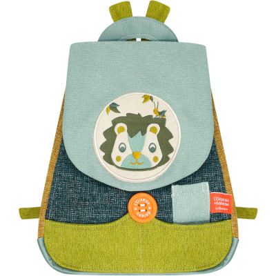 Sac à dos bébé Tchiki lion criquet (personnalisable)  par L'oiseau bateau