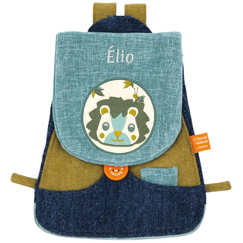 Sac à dos Tchikis 3 Lion Criquet (personnalisable) L'oiseau bateau Produit 1