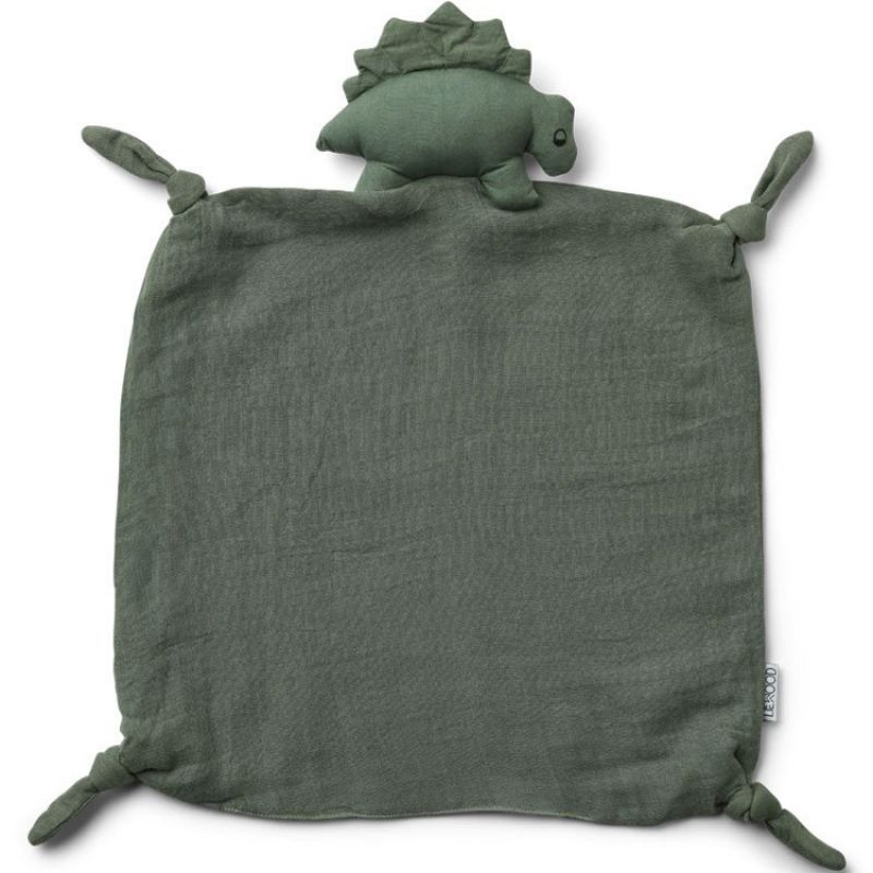 Doudou plat Agnete Dino faune green Liewood