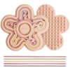 Jouet sensoriel en silicone Flower Pastel Mushie Produit 1