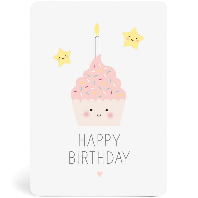 Carte décorative Happy Birthday Anniversaire (10,5 x 15 cm) Zü